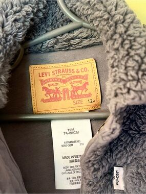 Levi's Kids Gray Fleece Jacket